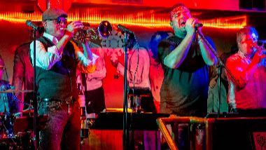 uptown rhythm and bass group photo