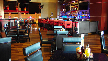 Seating area inside Skybox