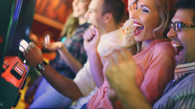 VLT players cheer