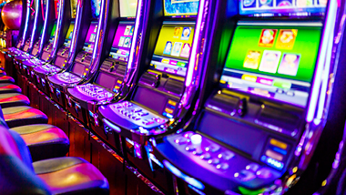 row of video lottery terminals